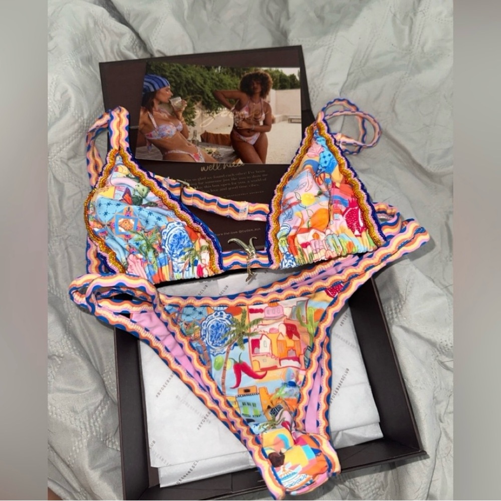 Bydee Prague bikini in cabana print